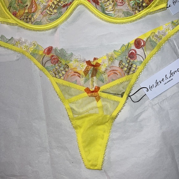 2pcs Set For Love and Lemons Mirabelle Lingerie Set - Picture 10 of 16